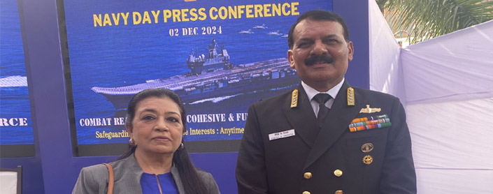 EXCLUSIVE INTERVIEW: NAVY CHIEF IN DECEMBER 2024 INDIAN NAVY SPECIAL ISSUE